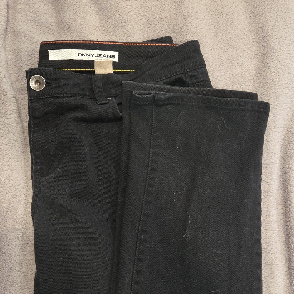 DKNY Classic Black Denim Pants